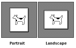 problems with portrait vs landscape printing